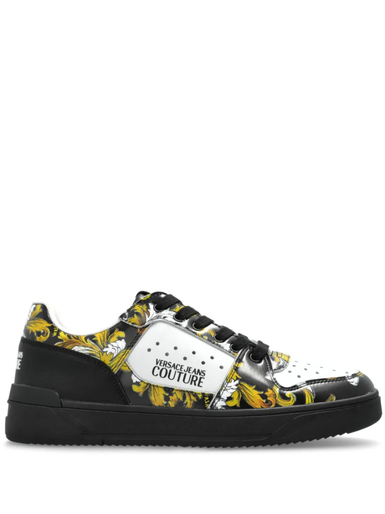 

Кроссовки Versace Jeans Couture Barocco-принт, черный
