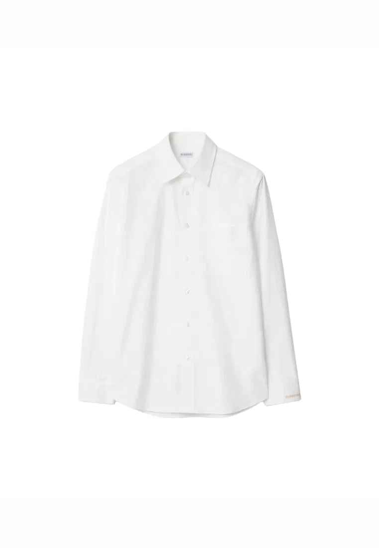 Рубашка мужская Burberry 81117651, хлопок, белый