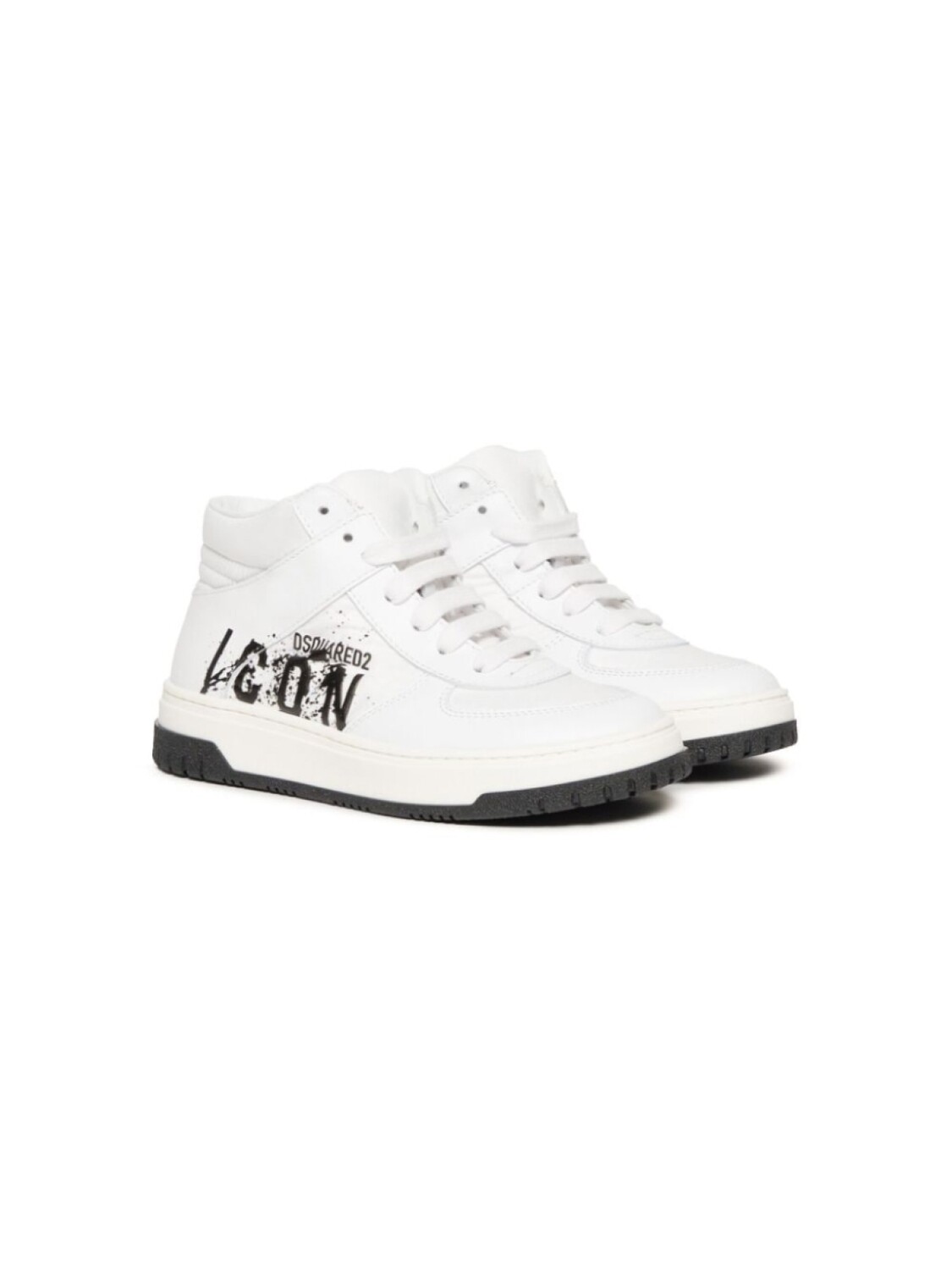 

Dsquared2 высокие кеды Icon с эффектом разбрызганной краски, белый