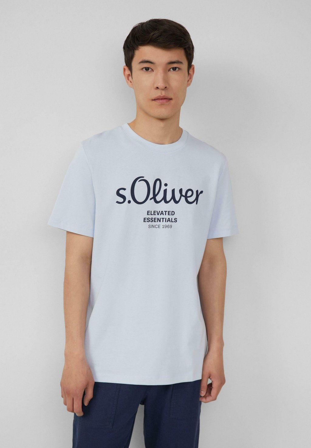

Футболка с принтом MIT LOGO s.Oliver, светло-голубой