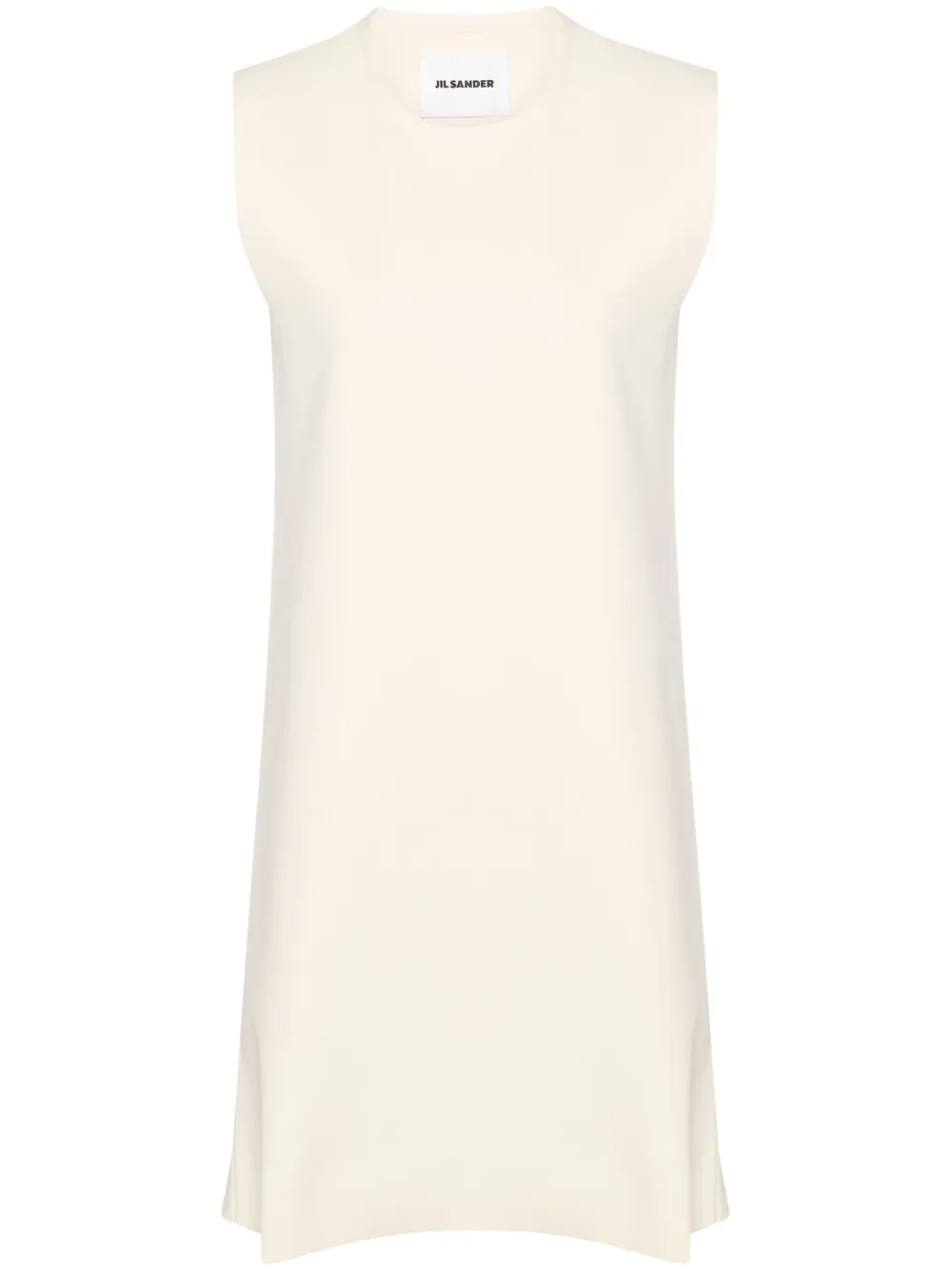 

Платье мини без рукавов JIL SANDER, нейтральный
