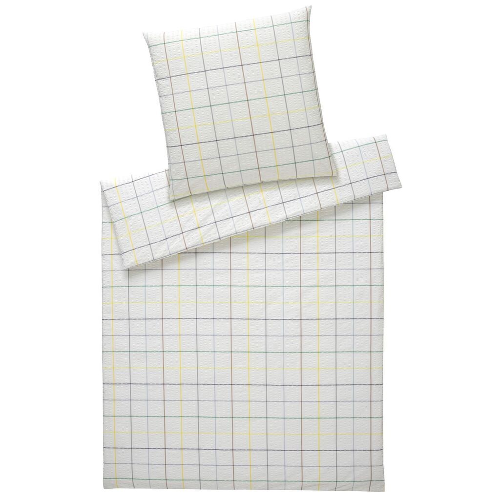 

Элегантное постельное белье из хлопчатобумажной ткани Trondheim multi желтый 155x200 см + 40x80 см Elegante