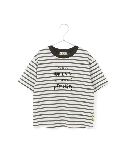 

Футболка женская базовая с коротким рукавом и бордюром MAKE YOUR DAY, серый