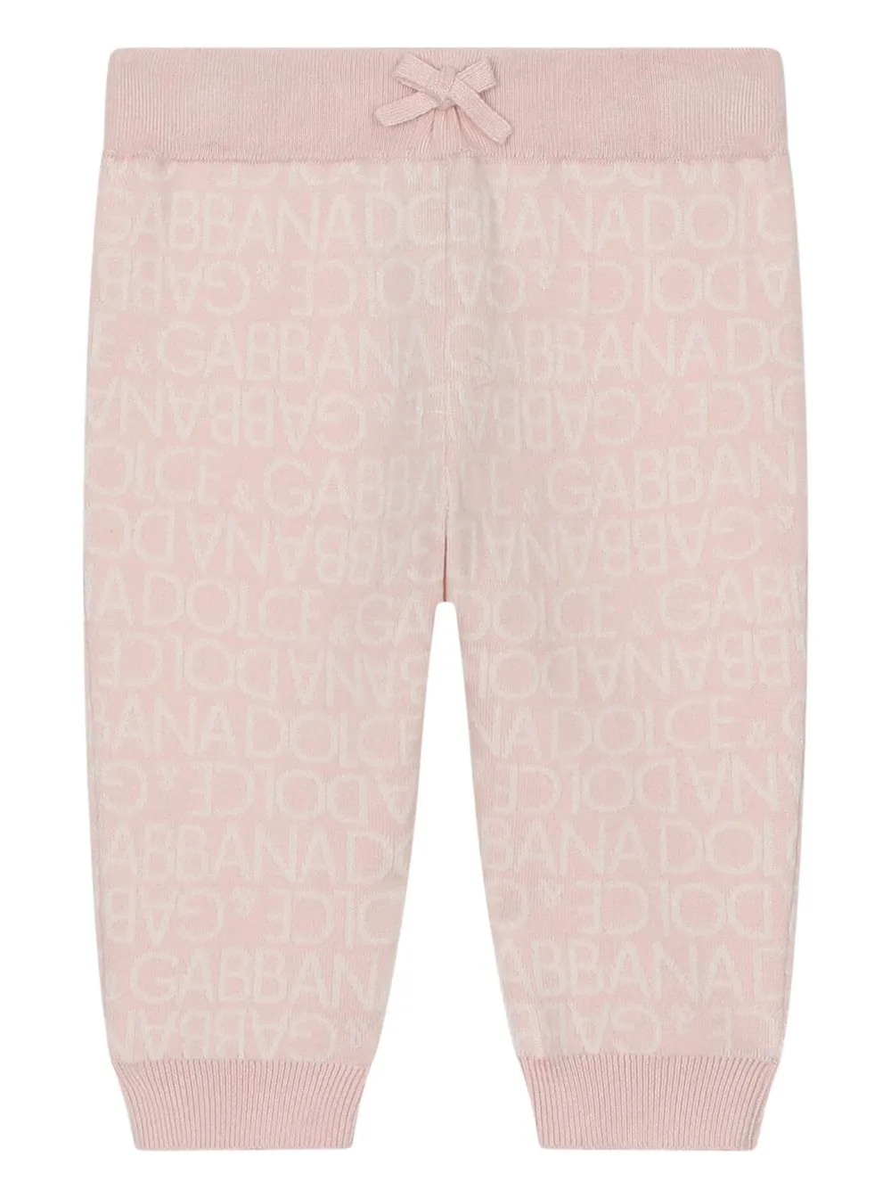 

Леггинсы с логотипом Dolce & Gabbana Kids, розовый