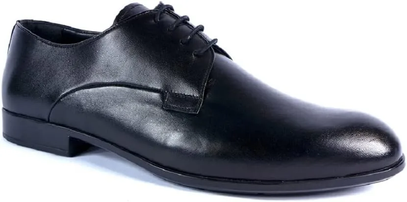 Мужские кожаные туфли Melluso Elegant на резиновой платформе U24400B, черный