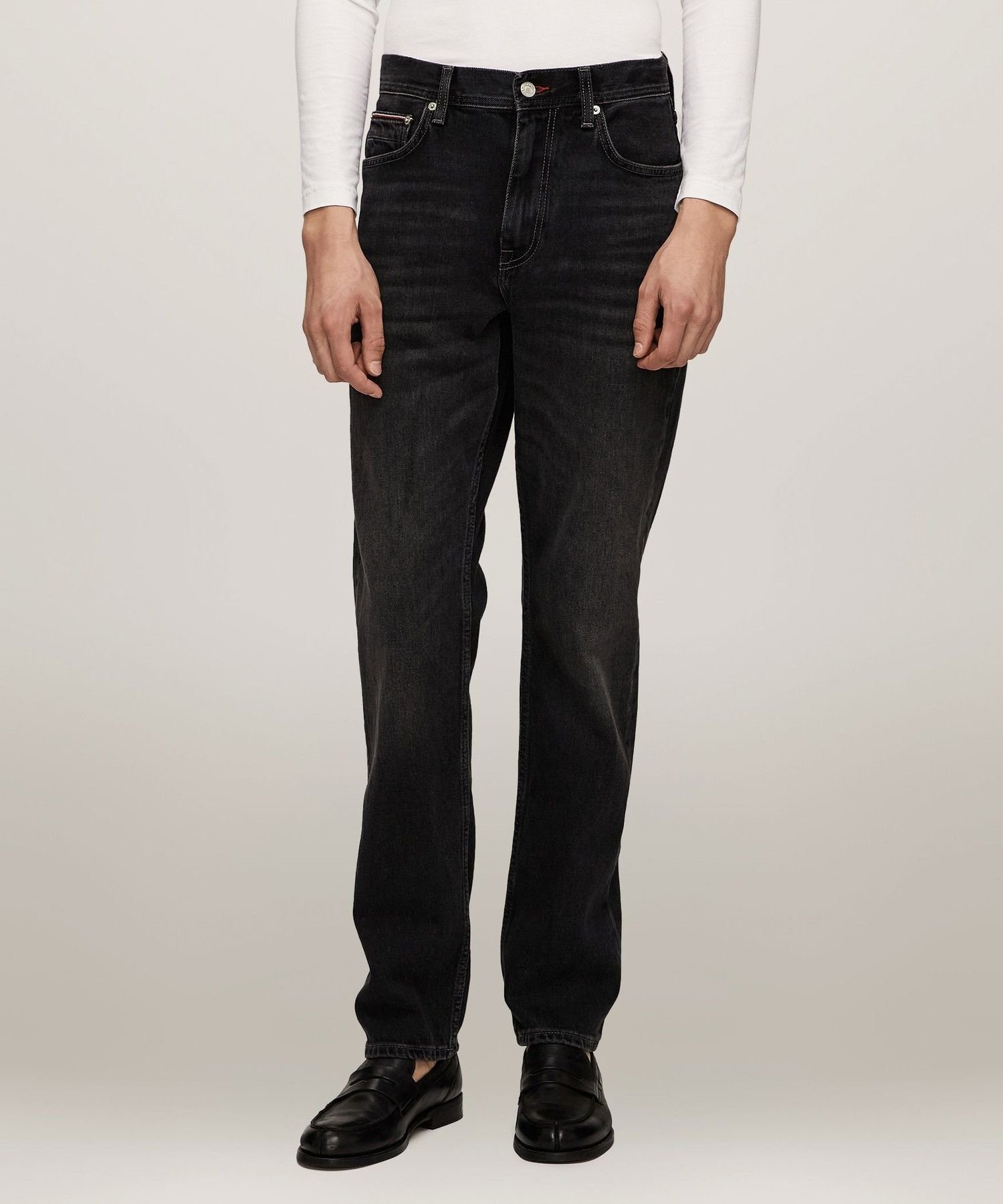 Обычные прямые джинсы Mercer Tommy Hilfiger, Black 1B1