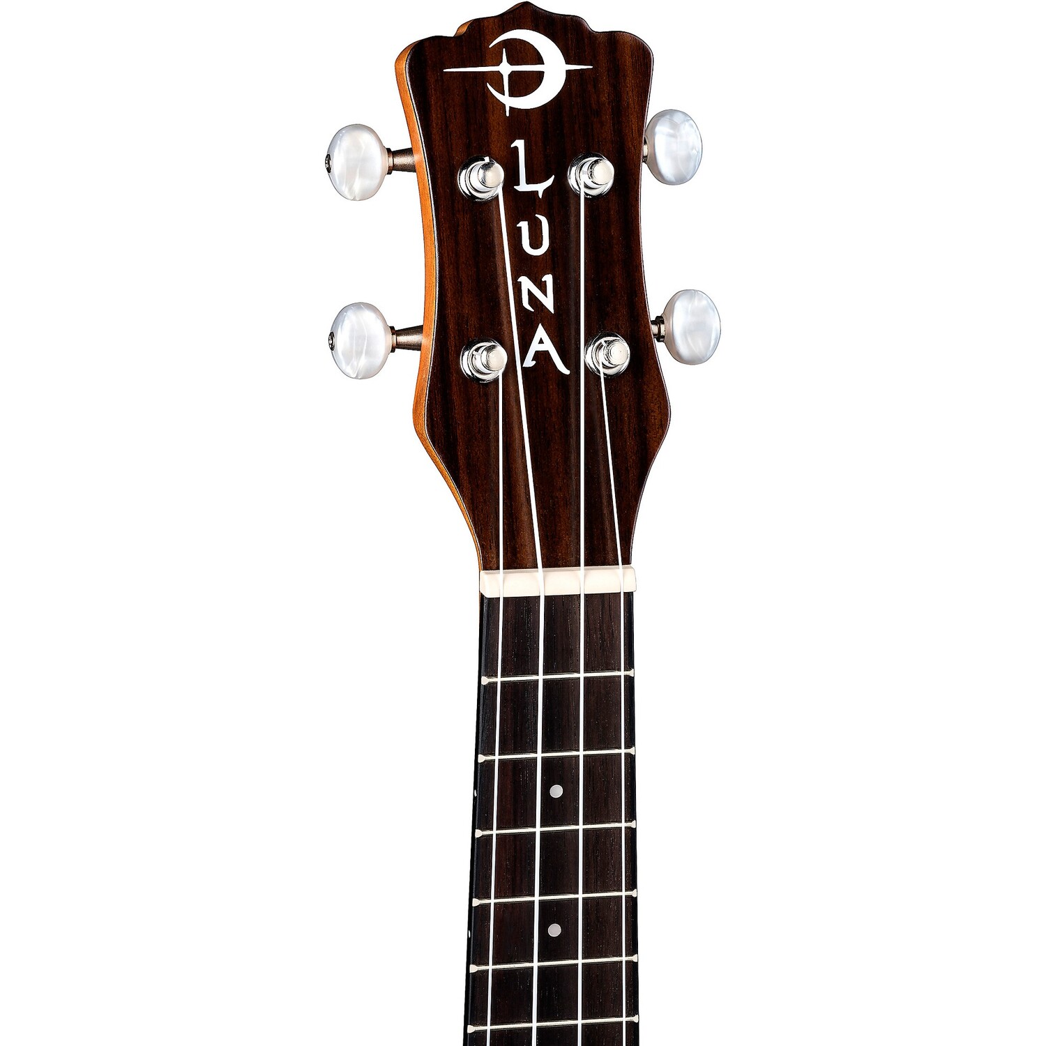 

Luna Guitars Tribal Concert Акустическая-электрическая гавайская гитара Satin Natural