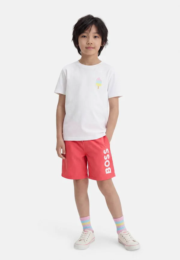 Детские и подростковые плавки-шорты Boss Kidswear, Rasberry