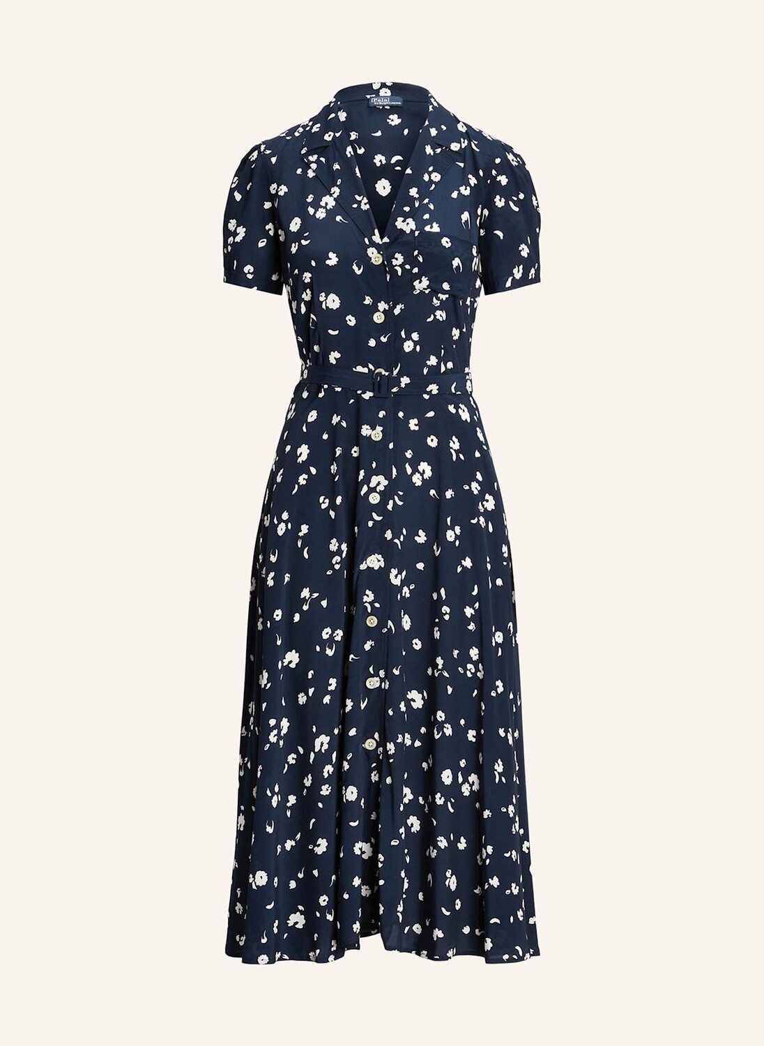 

Платье-рубашка POLO RALPH LAUREN, темно-синий/белый