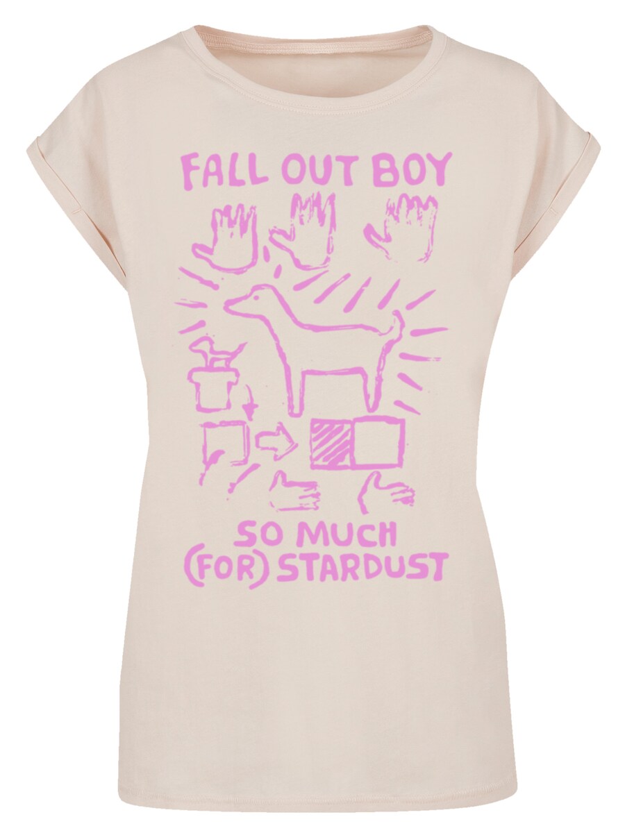 

Рубашка F4NT4STIC Fall Out Boy Pink Dog So Much Stardust, бежевый