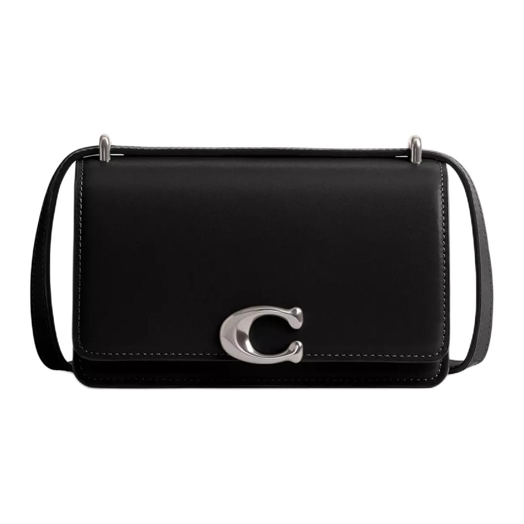 

Bandit Refined Calfskin Shoulder Bag, Crossbody Bag Trumpets Women's Black COACH