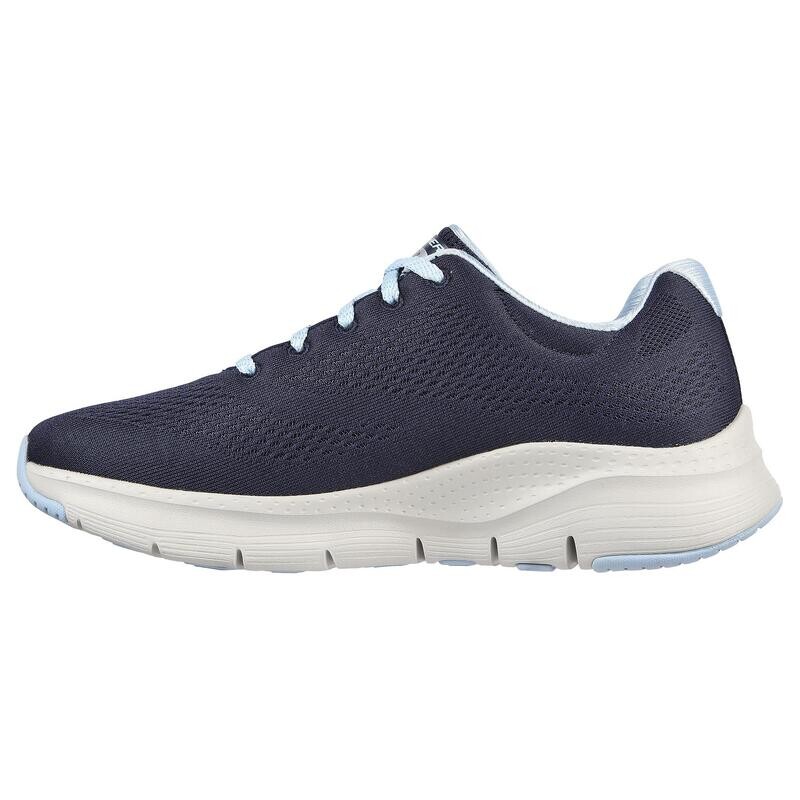 Женские кроссовки Skechers для ходьбы 149057_NVLB Темно-синий на шнуровке — фото 4