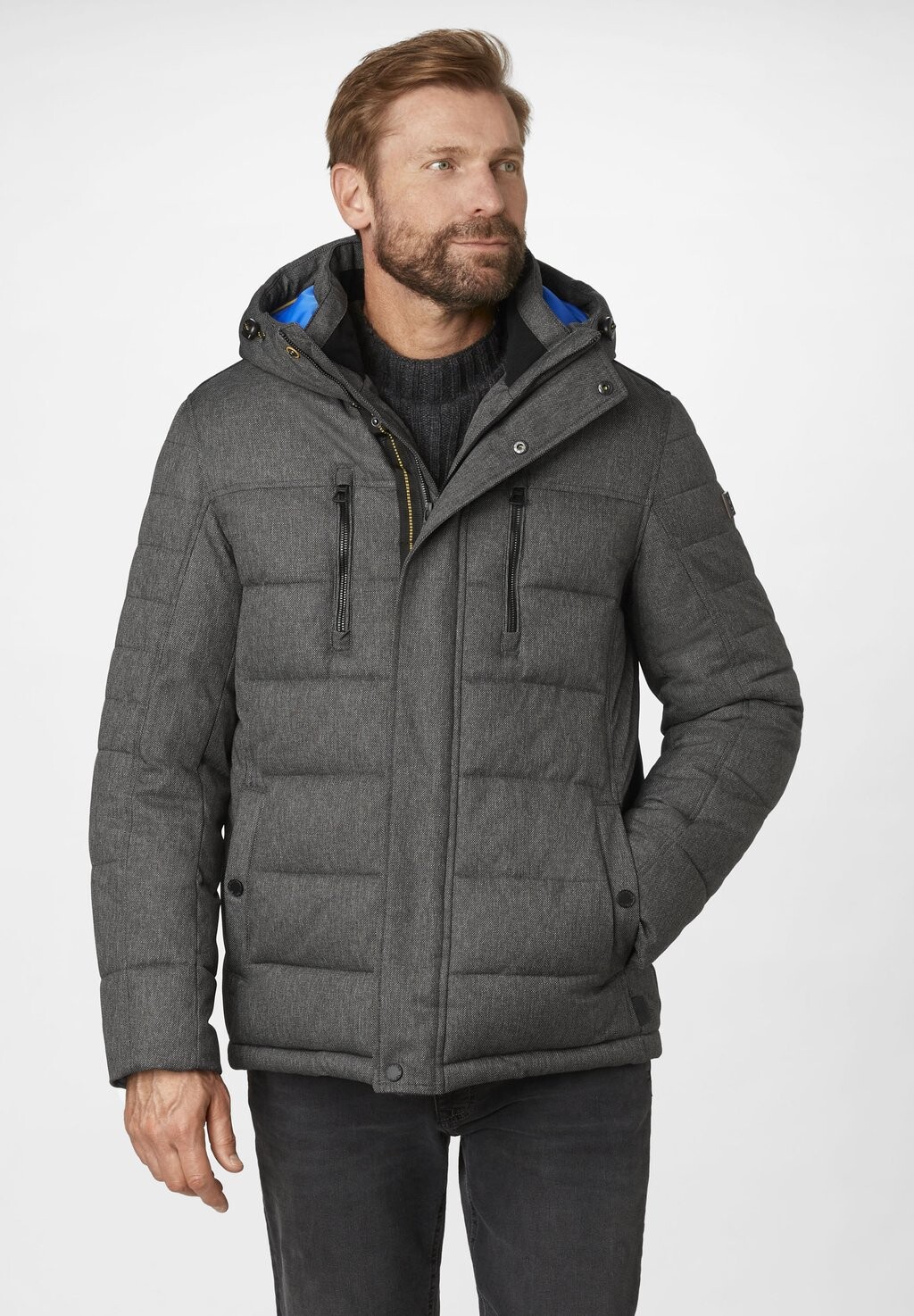 

Куртка зимняя FINLEY WARME STEPP MIT KAPUZE Redpoint, цвет grey