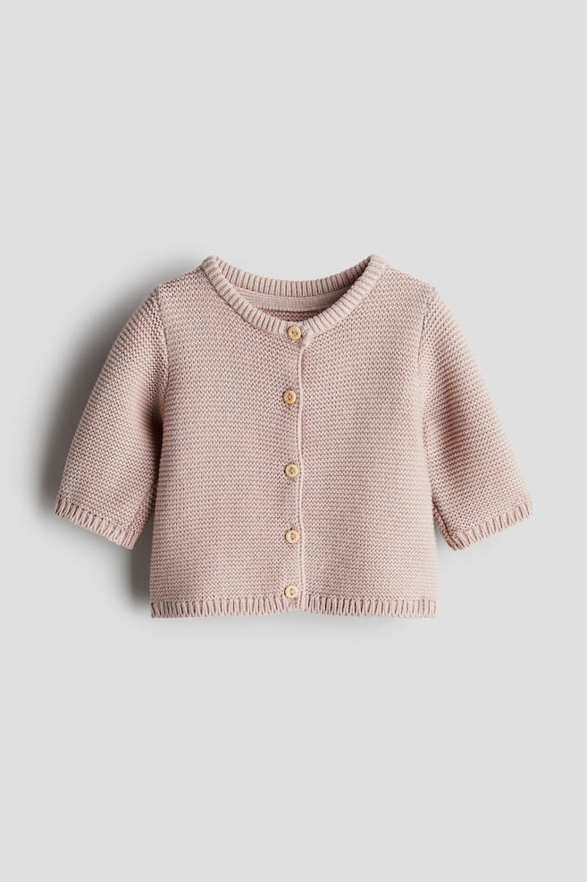 

Вязаный кардиган H&M, розовый