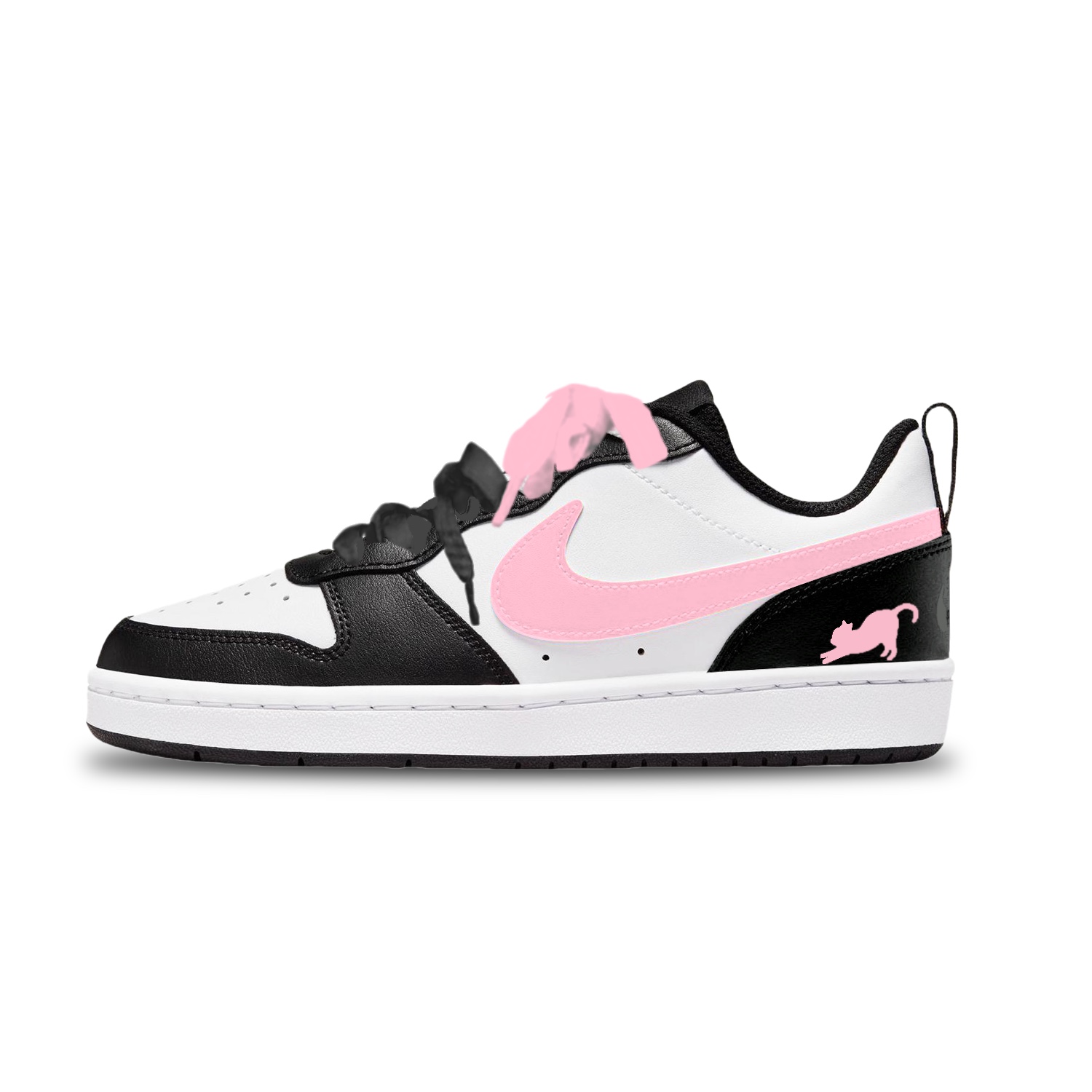 

Nike Кроссовки для скейтбординга Court Borough Pink Ling Cat нескользящие устойчивые к истиранию низкие детские Pink Unisex