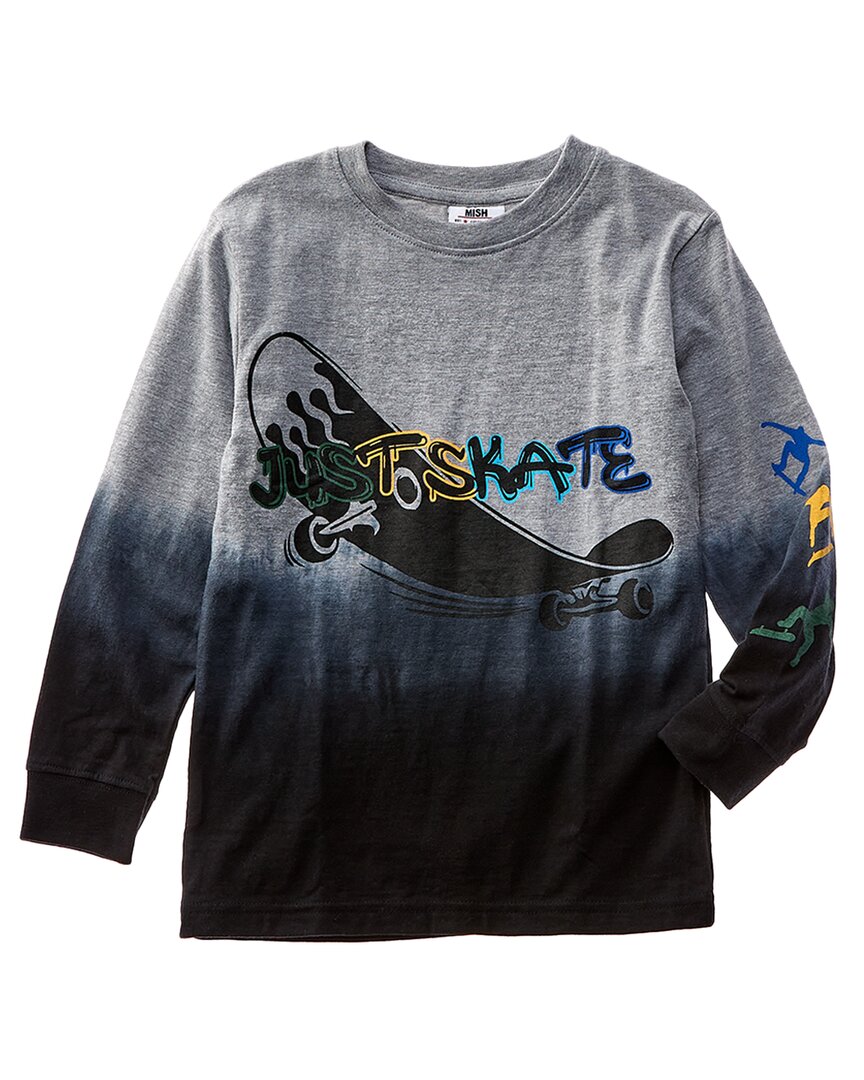 

Футболка с надписью Mish Mish Just Skate Jersey, серый