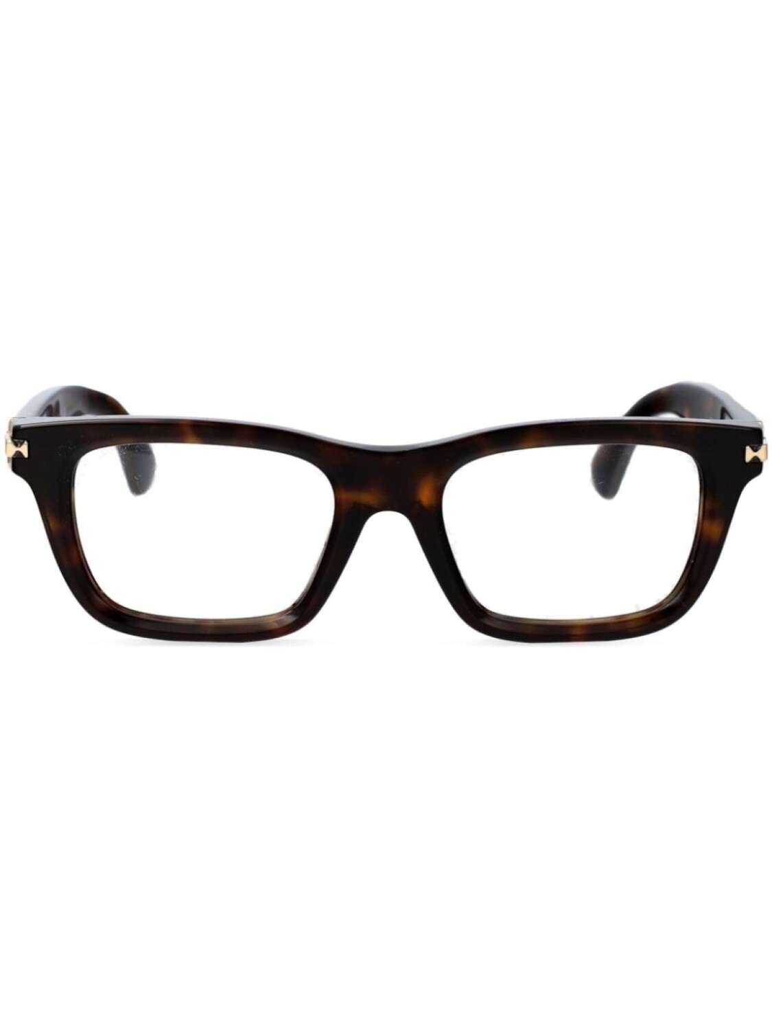 

Очки в квадратной оправе Burberry Eyewear, коричневый