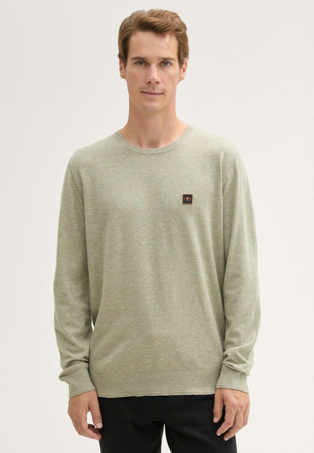 

Джемпер LOGO BADGE TOM TAILOR, зеленый
