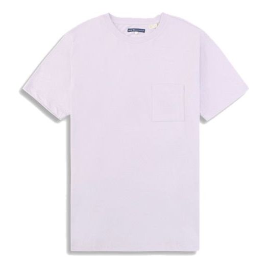 

Футболка men's midnight blue series round neck pocket short sleeve purple t-shirt Levis, фиолетовый