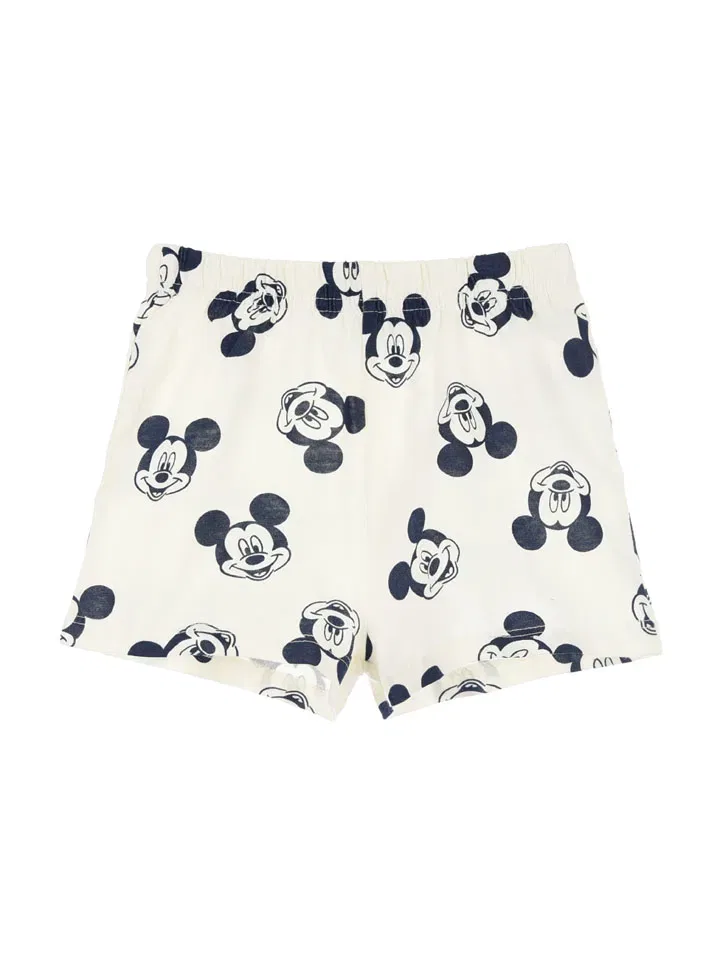 Пижама хлопковая Disney Mickey Mouse, синий/белый — фото 3