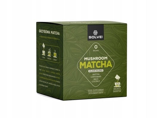 

Solve Labs, Грибной эликсир матча, 12 пакетиков