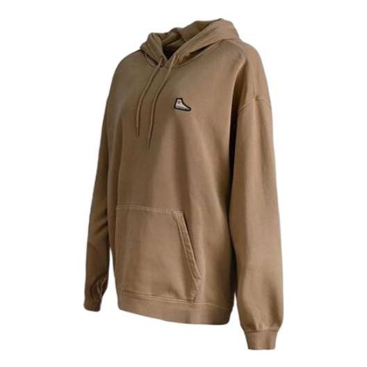 

Толстовка loose fit sneakers patch hoodie 'nomad khaki' Converse, хаки