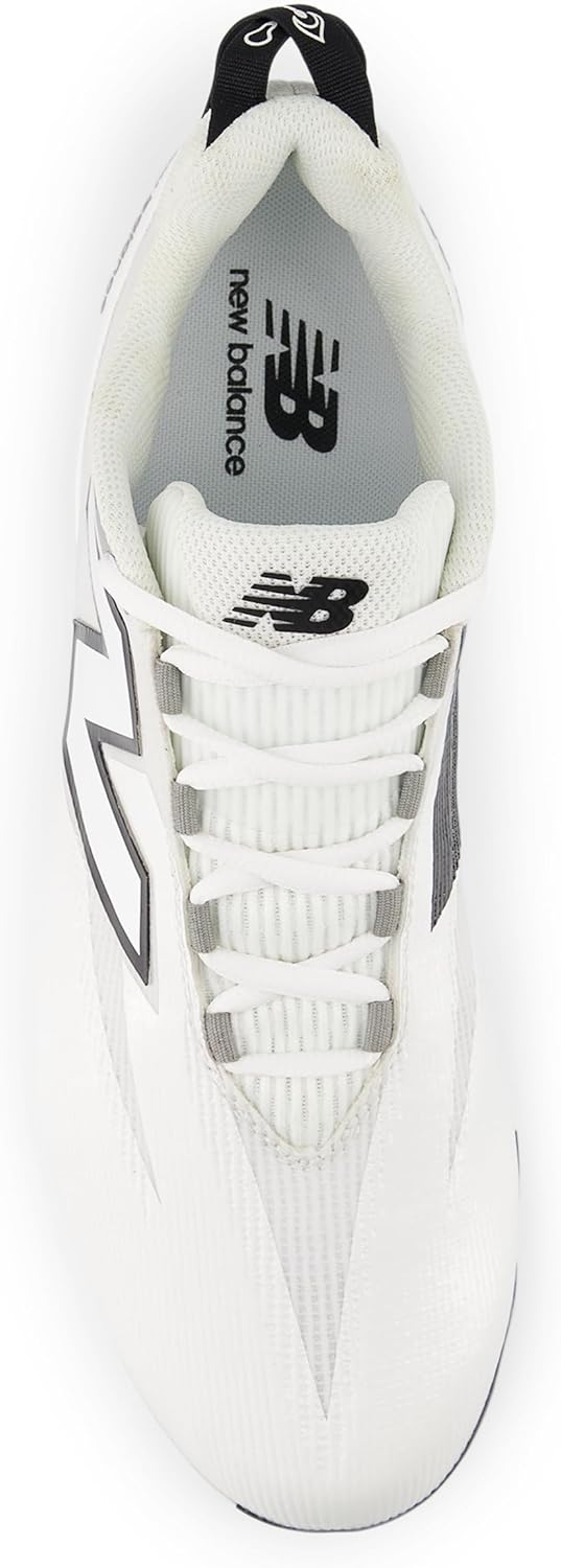 Кроссовки для мужчин New Balance Burnx5, белый/черный/серый — фото 4