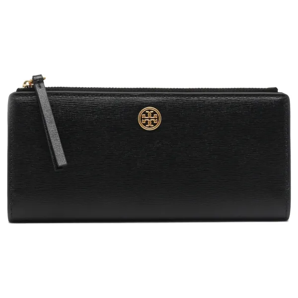 

Кожаный кошелек Tory Burch, черный
