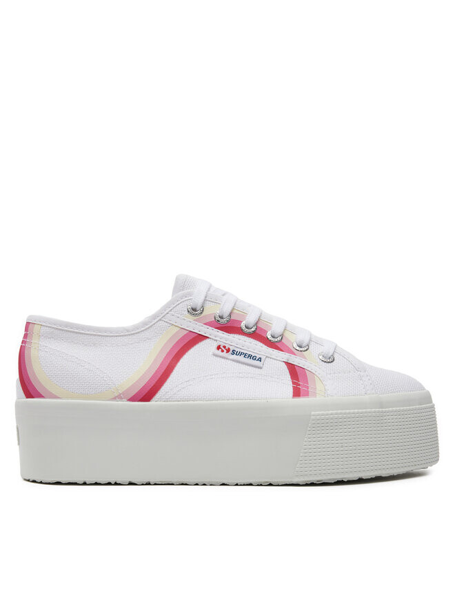 

Кеды Superga Zapatillas de tenis Round Stripes 2790, белый