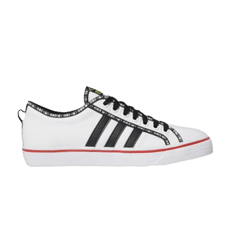 

Кроссовки adidas Nizza 'White Vivid Red', белый
