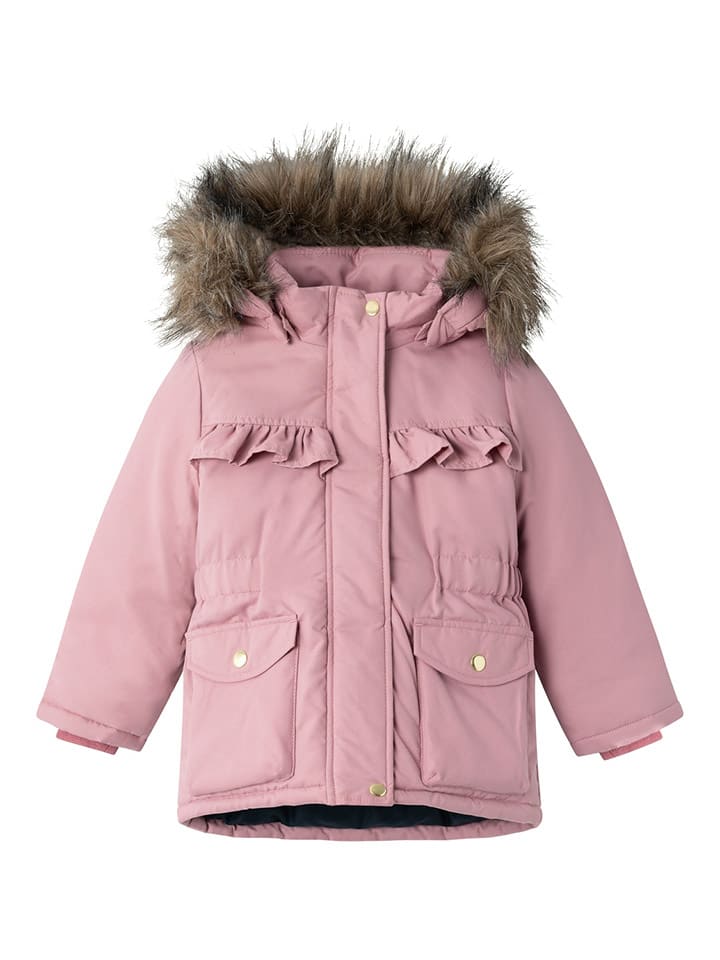 

Парка name it Parka Master, розовый
