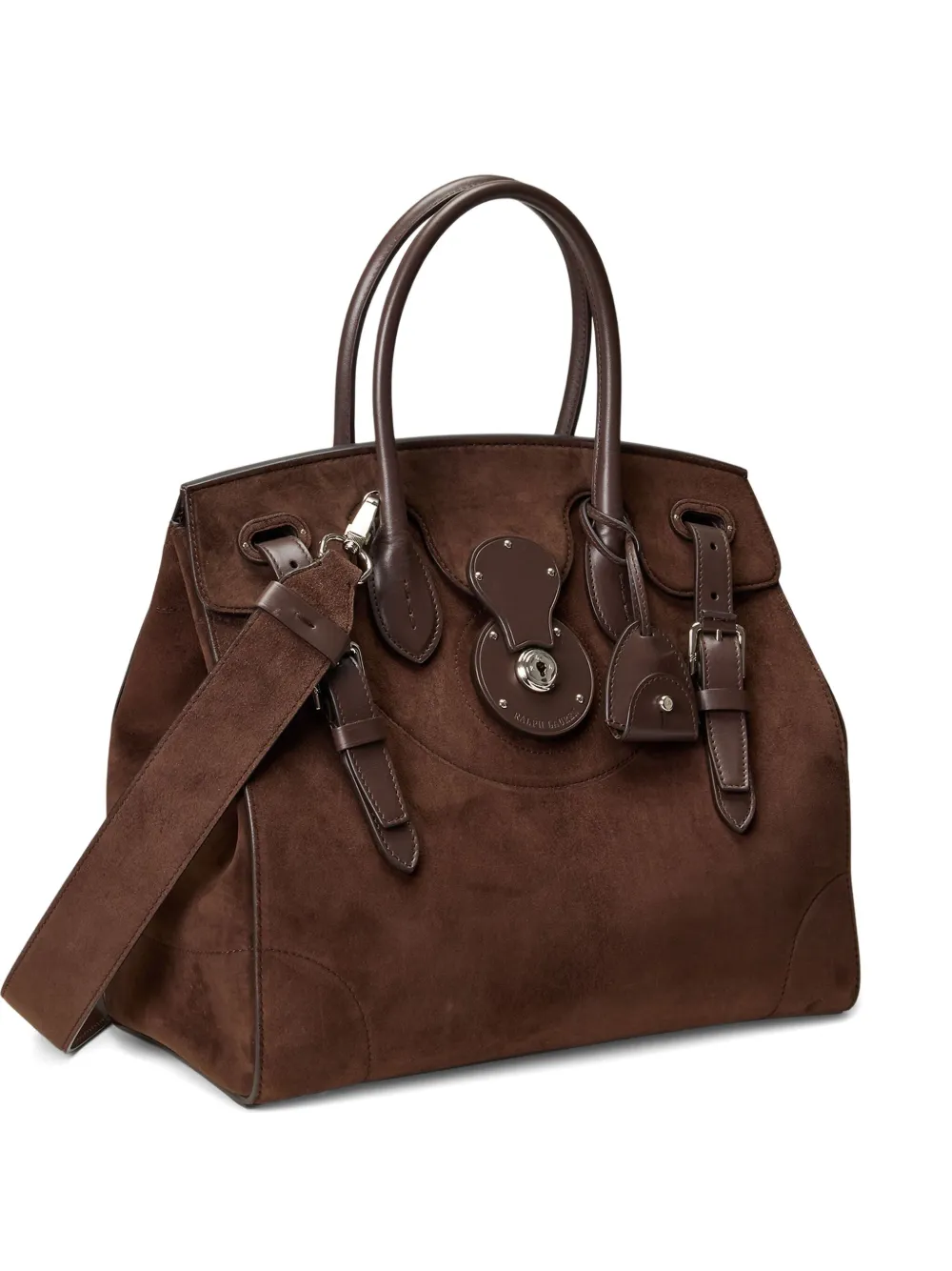 

Сумка-тоут с пряжкой Ralph Lauren Collection, коричневый