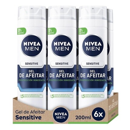 

NIVEA MEN Sensitive Гель для бритья для чувствительной кожи с технологией Ultra Glide 200 мл