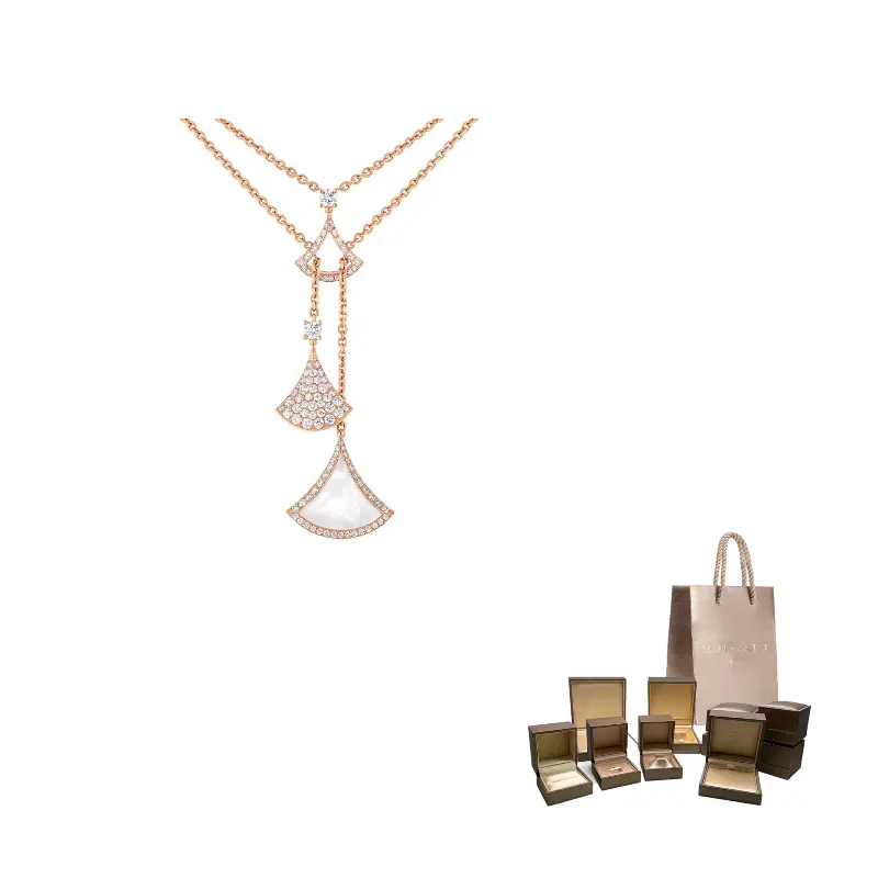 

BVLGARI Divas' Dream серия бриллиантовые колье unisex rose gold