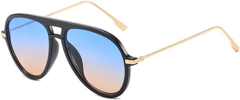 

Мужские солнцезащитные очки большого размера, женские солнцезащитные очки в металлической оправе, мужские солнцезащитные очки для вождения с защитой от УФ-излучения UV400 HDUBFY, 4