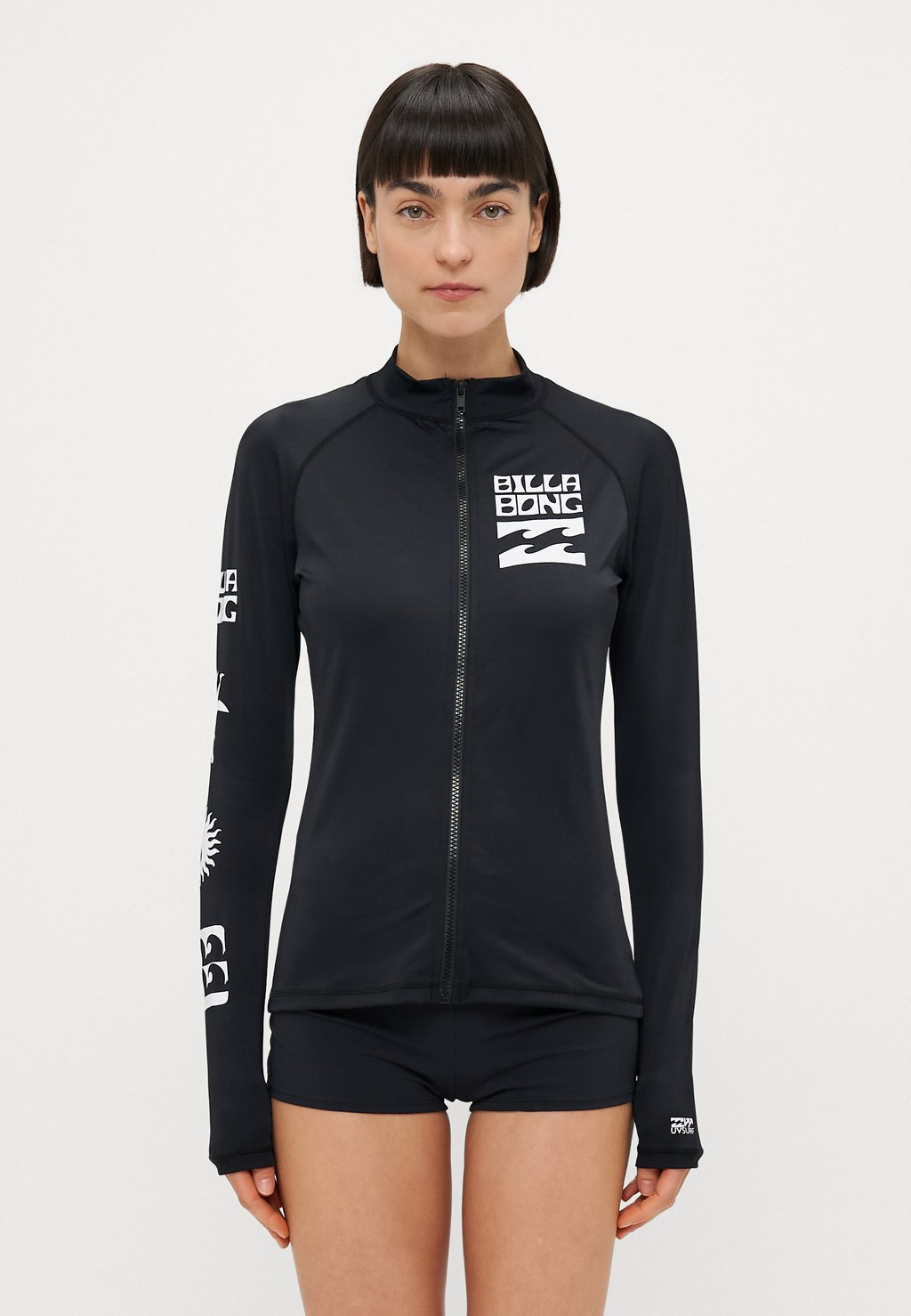 

Верх бикини SURF CAPSULE FULL ZIP Billabong, черный