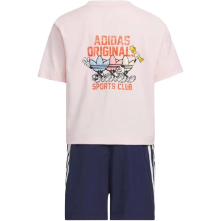Adidas Originals Повседневная спортивная одежда light pink/dark indigo для детей 3-7 лет — фото 4