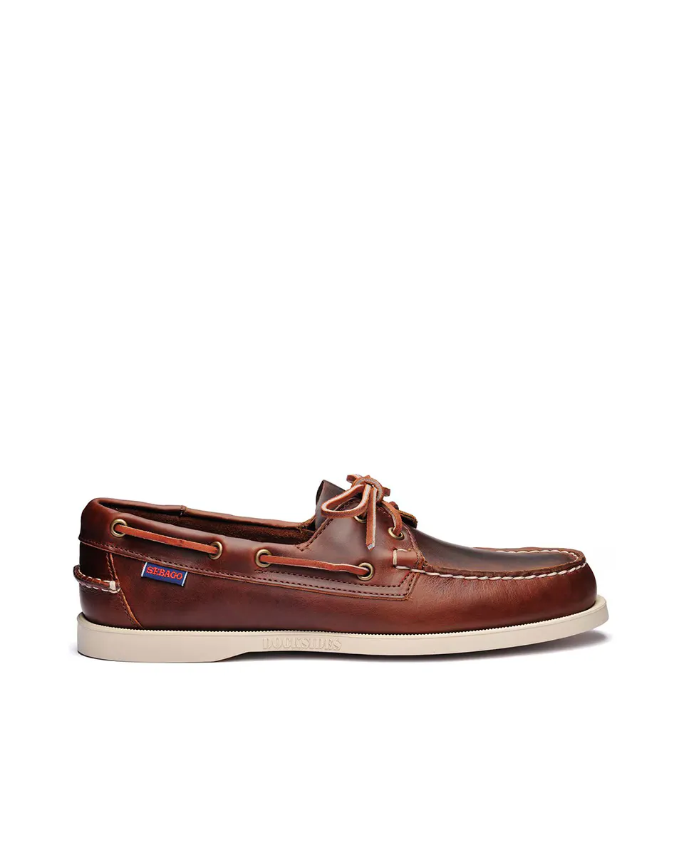 

Мужские коричневые кожаные топсайдеры Sebago