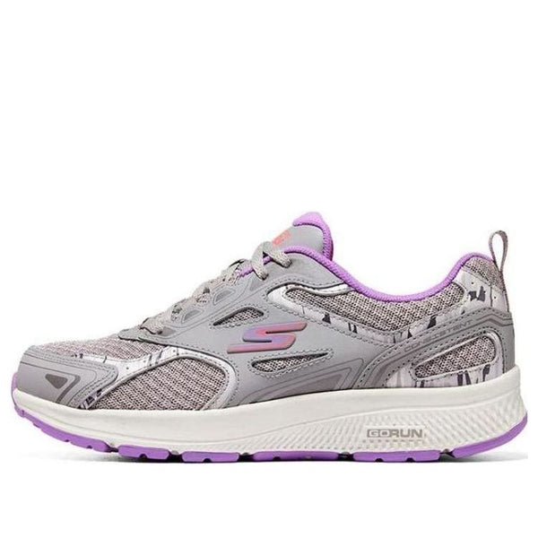 Кроссовки go run consistent 'grey purple' Skechers, серый