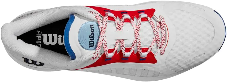 

Мужские кроссовки для пикалбола WILSON Rush Pro Ace Pickler - размеры мужской обуви США, созданы для кортов для пикалбола, белый