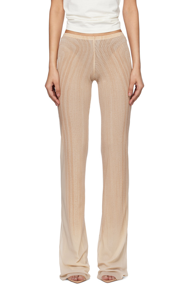 

Спиральные брюки для отдыха Jean Paul Gaultier, розовый