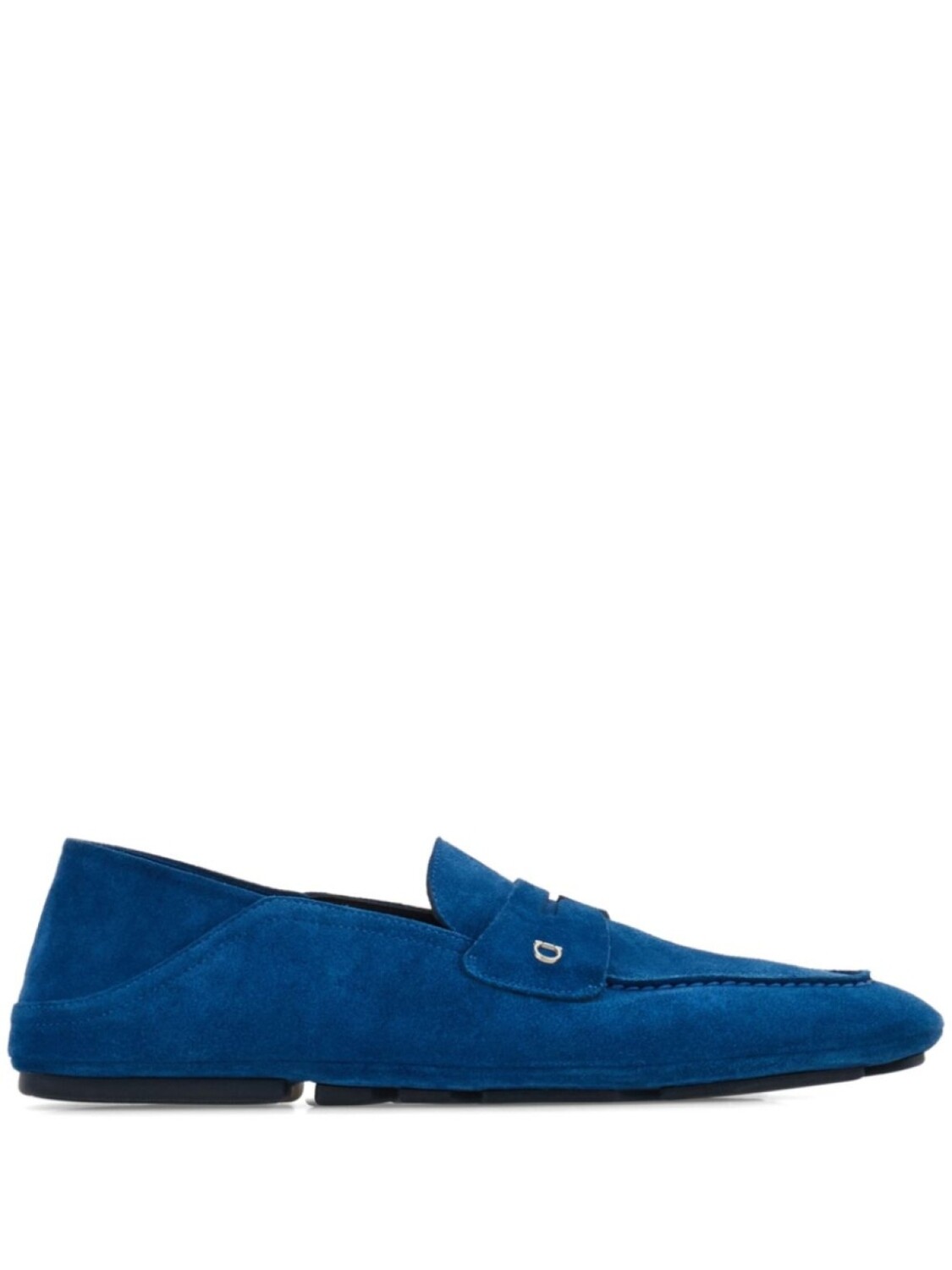 

Лоферы с пряжкой Gancini Ferragamo, синий
