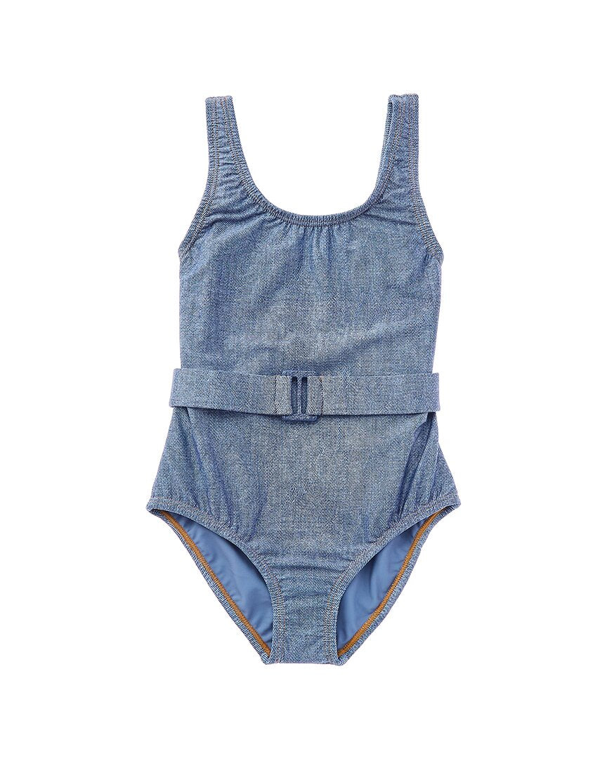 

ПилиКью Цельный комбинезон с поясом PilyQ, синий