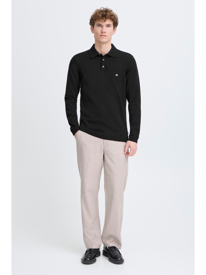 

Kronstadt Вязаный свитер KSEmil черного цвета