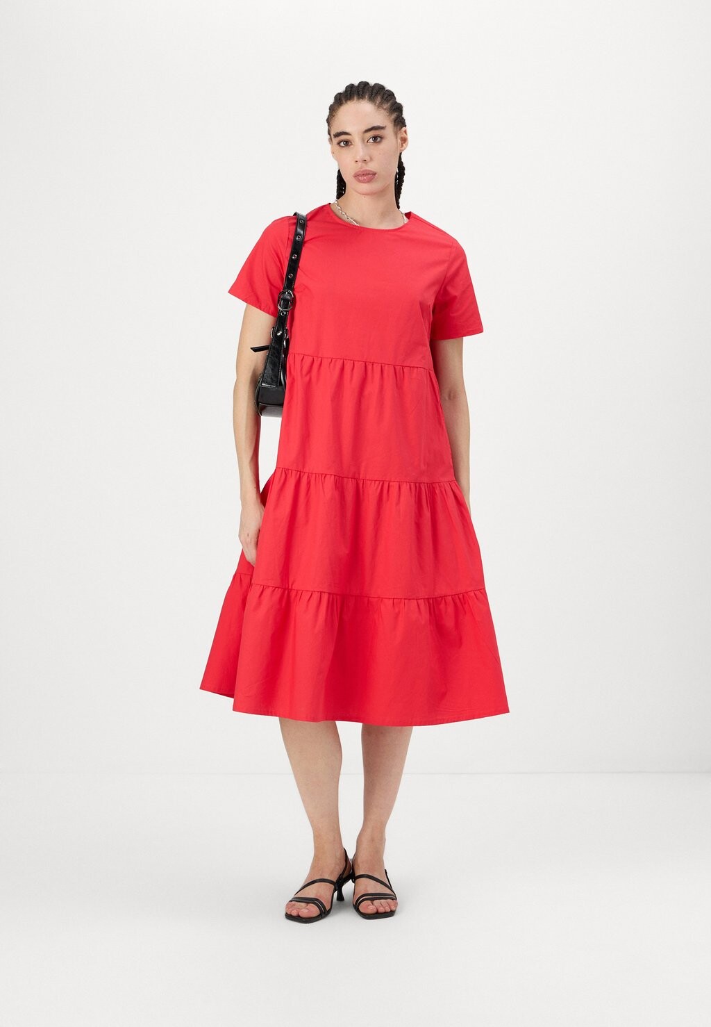 

Повседневное платье NMCAROLINE DRESS PARIS Noisy May, красный