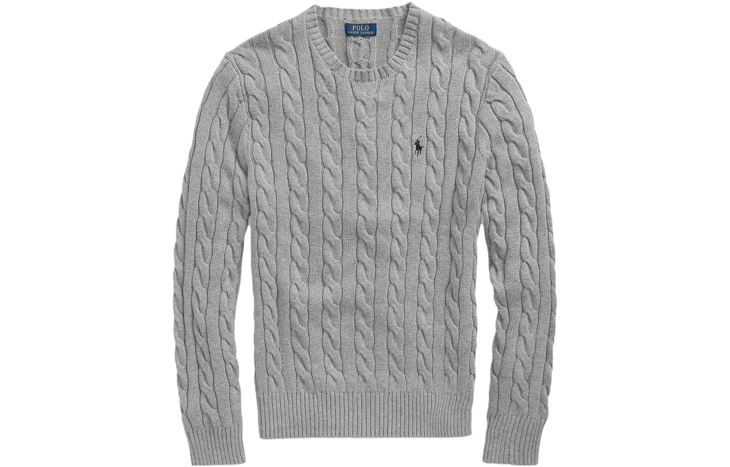 Джемпер с вышитым логотипом Polo Ralph Lauren, серый