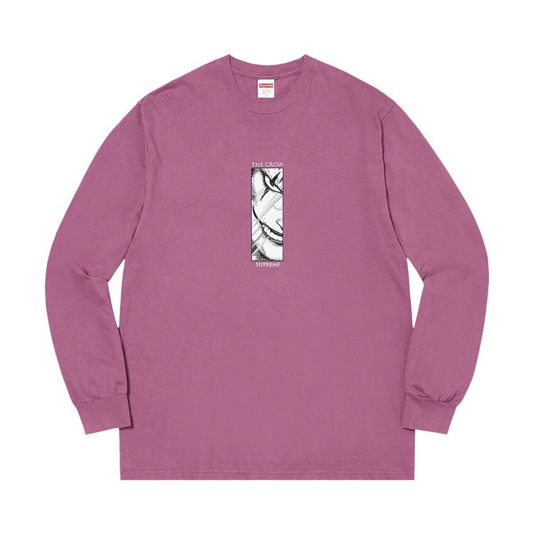 

Футболка Supreme x The Crow Long-Sleeve Tee 'Plum', фиолетовый