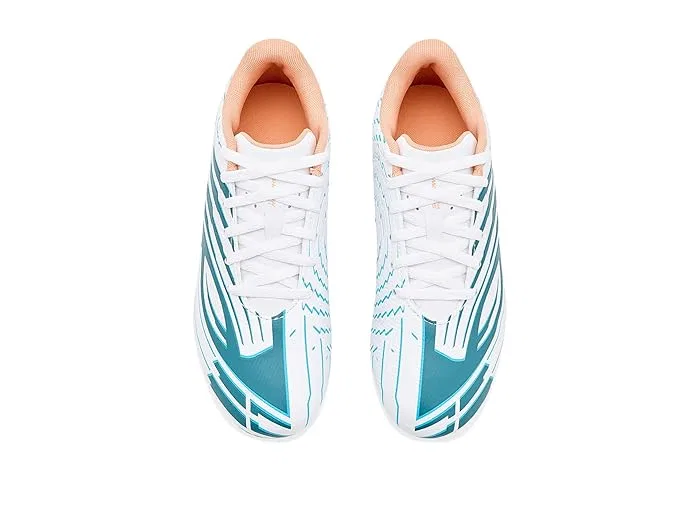 Кроссовки футбольные Mach 1 Select Jr. Under Armour Kids, White/Boundless Blue/Orange Bloc — фото 3