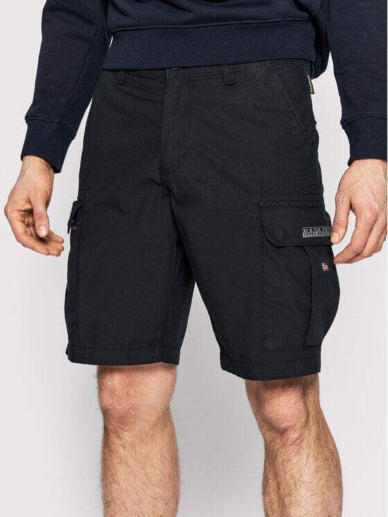 

Тканевые шорты regular fit Napapijri, черный
