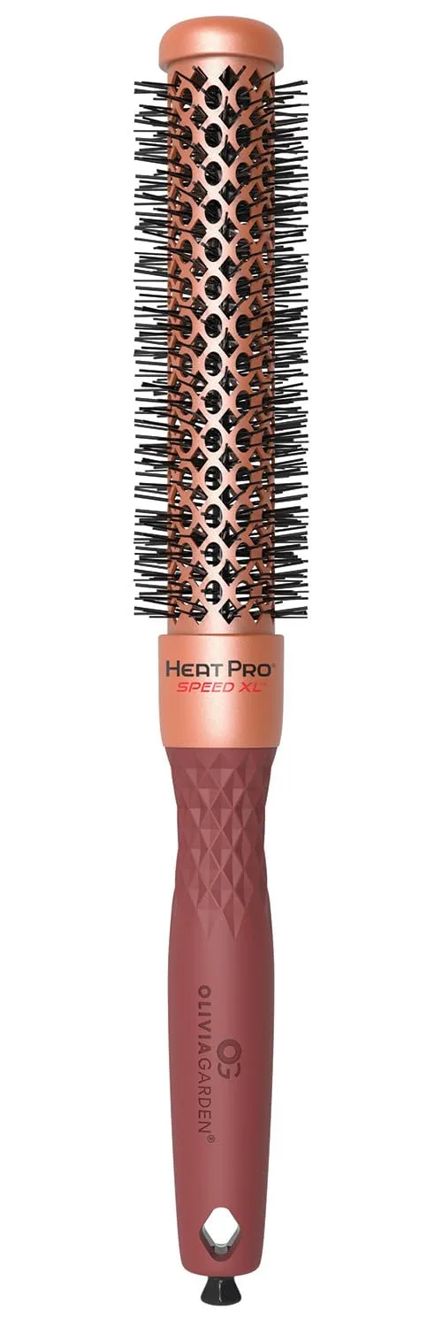 Термощетка Olivia Garden HeatPro Speed ​​XL - удлиненная круглая термощетка для волос - не электрическая - профессиональная керамическая щетка для укладки нормальных и густых волос 2,5 см